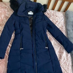 Calvin Klein NAVY BLUE COAT